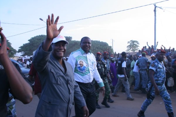 Film 1 : Premier jour du  séjour du candidat Alassane Dramane Ouattara dans le Worodougou et à Vavoua